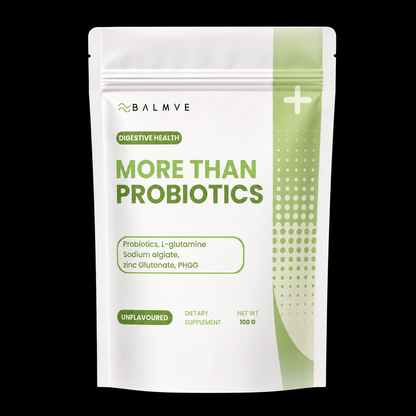 BALMVE More Than Probiotics unflavoured pouch detail