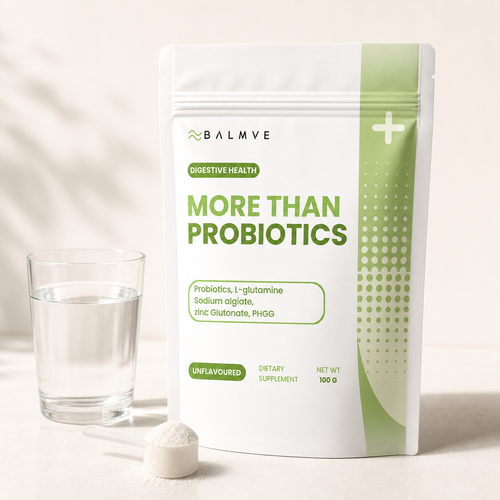 BALMVE More Than Probiotics unflavoured pouch with water