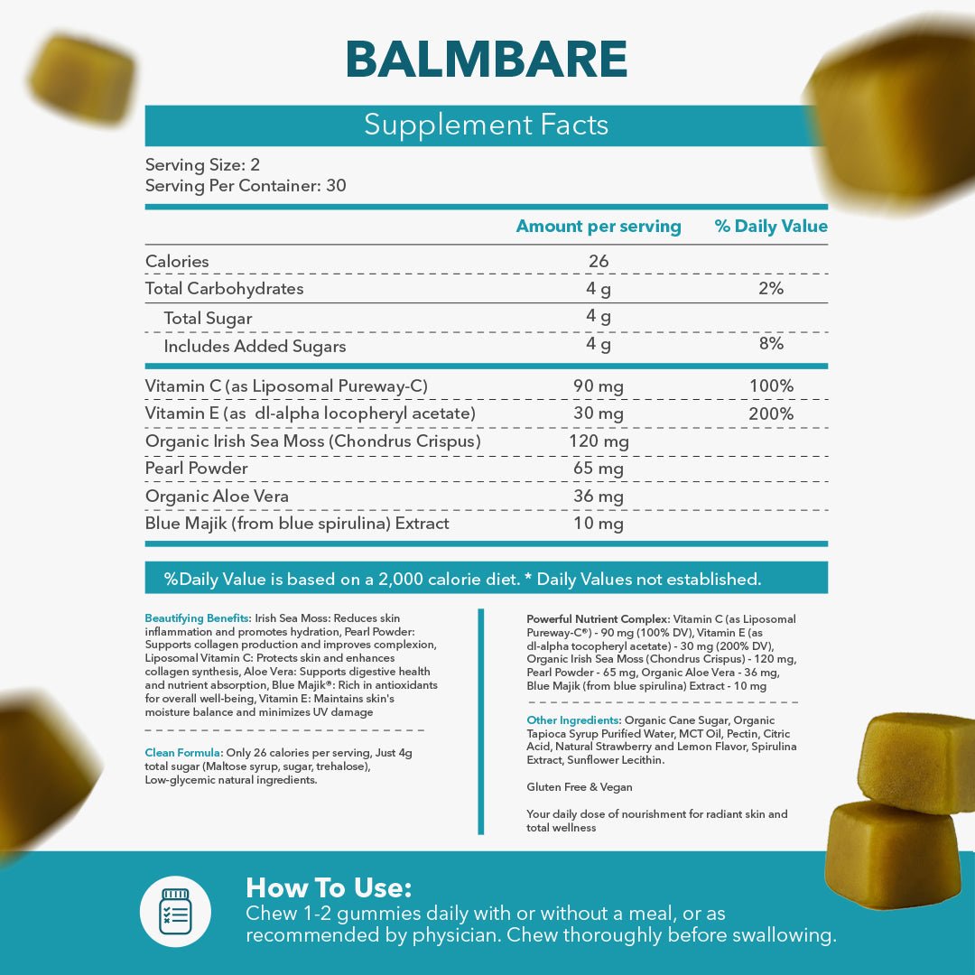 NEW Sea Moss Gummies - Balmbare